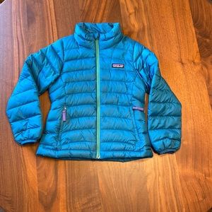 Patagonia Down Sweater Jacket, XS, Blue